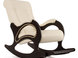 Кресло-качалка 013.044 (экокожа или ткань, кресло с подножкой)